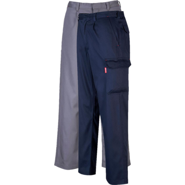 Portwest Bizweld FR Cargo Trousers BZ31 Navy 5XL Regular Colour: Navy,