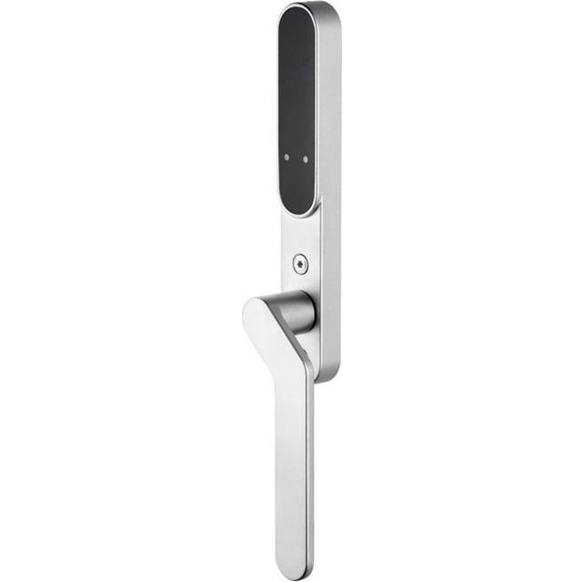 Låsbart handtag till altandörr Secuyou med Bluetooth - Mattkrom - Högersvängt