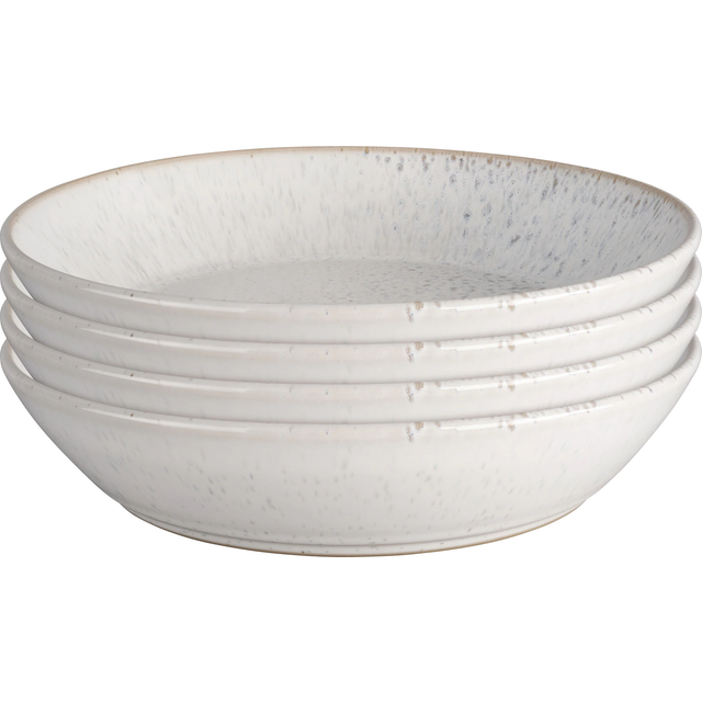 Denby Kiln Stoneware Pasta Bowl, Set of 4, 22cm, Natural