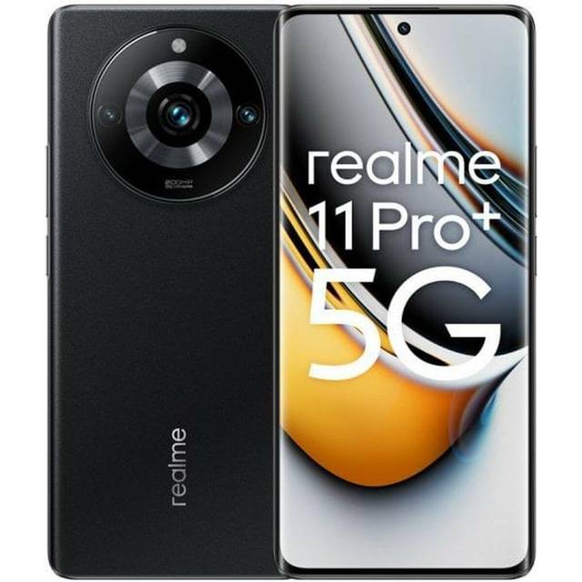 realme 11 Pro+ 5G 12+512 GB smartphone, 200 MP OIS SuperZoom Camera, 120 Hz böjd visionskärm, 5 000 mAh massivt batteri, 100 W SUPERVOOC Charge, Astral Black