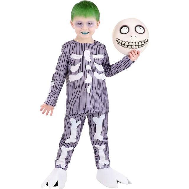 Nightmare Before Christmas Barrel Costume for Toddlers - Black&#47;Purple&#47;White (4T)