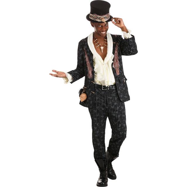 Men&#39;s Witch Doctor Costume - Black&#47;Brown&#47;Purple (XL)