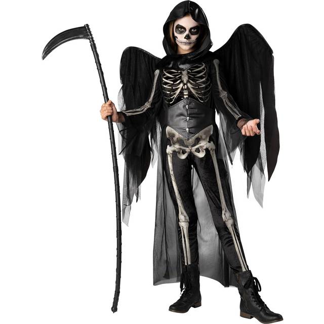 Tween Angel of Death Girl's Costume | Girl's Costumes - Black&#47;Brown (M)