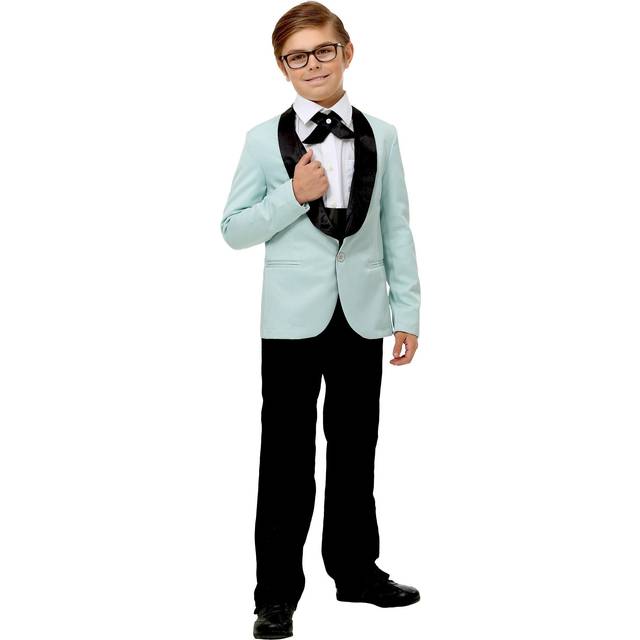 Boy's Classic Mr. 50s Costume | Decade Costumes - Black&#47;Green (XL)