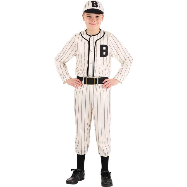 Vintage Baseball Kid's Costume - Black&#47;Brown (XS)