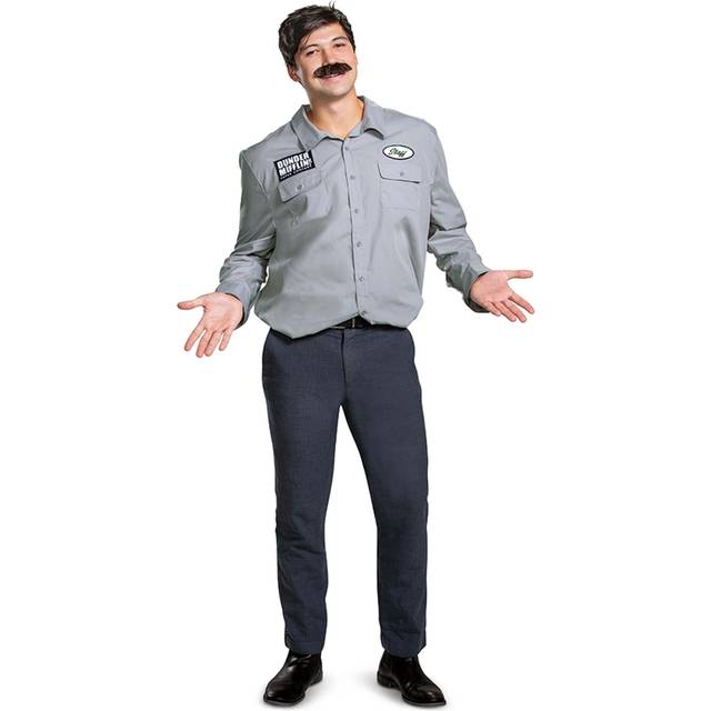 Adult The Office Dunder Mifflin Warehouse Costume - Black&#47;Gray (XL)