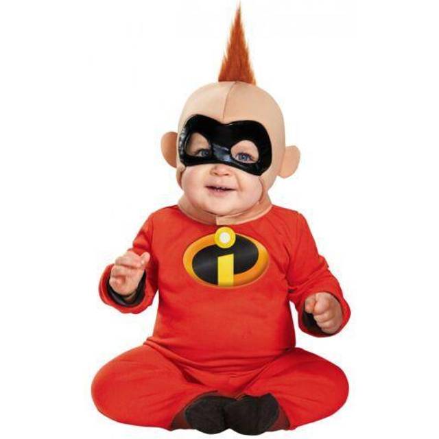 Baby Jack Jack Deluxe Incredibles Infant Costume - Red&#47;Skin Color (12/18mo)