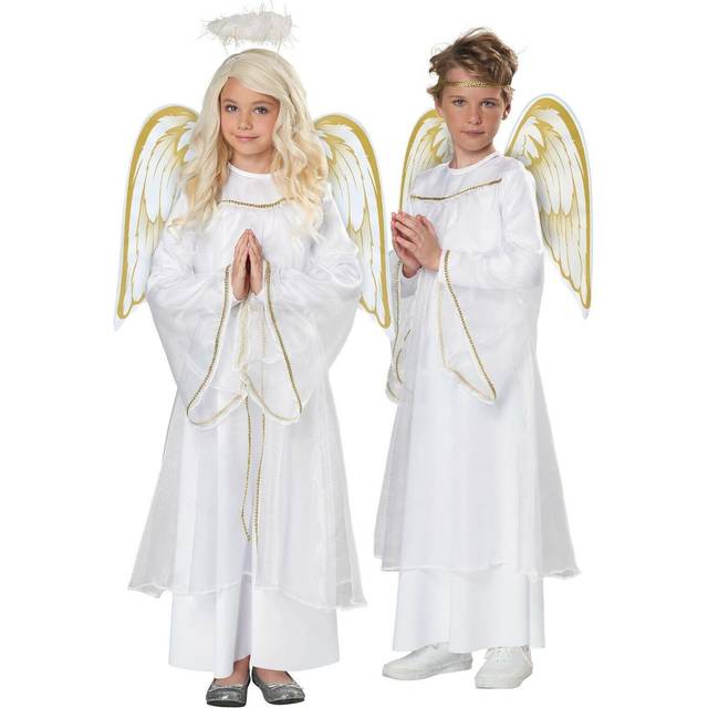 Holiday Angel Costume for Kids | Angel Costumes - Yellow&#47;White (XS)