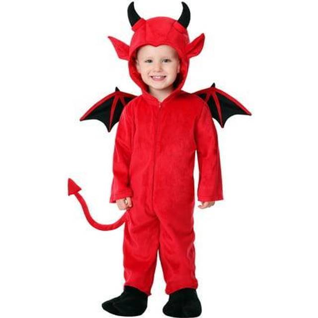 Adorable Devil Costume for Toddlers | Devil Costumes - Black&#47;Red (4T)