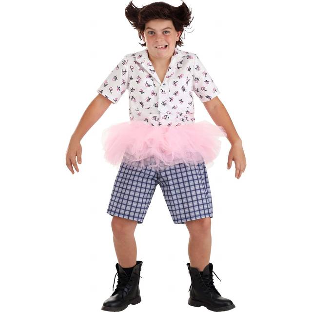 Ace Ventura Tutu Costume for Kids - Gray&#47;White&#47;Pink (XS)
