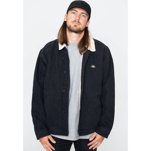 Dickies Duck Cotton-Canvas Deck Jacket - S - Black