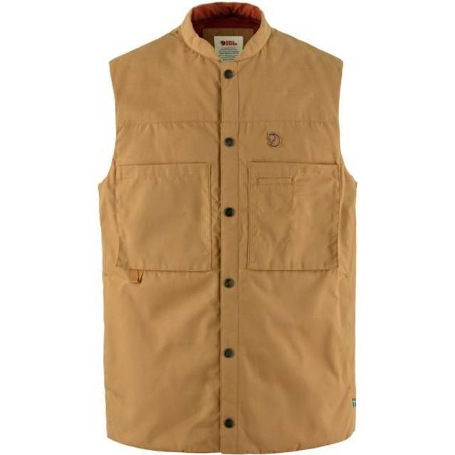 Fjallraven womens singi padded vest buckwheat brown
