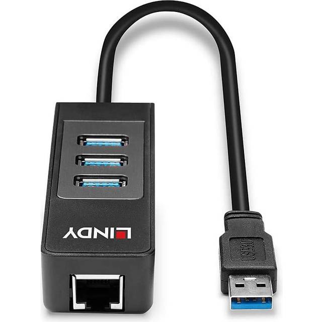 LINDY 43176 – USB 3.1 hub och gigabit Ethernet adapter
