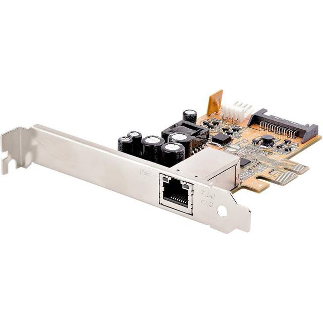 StarTech.com 1 Port 2.5Gbps PoE Network Card PCIe Ethernet Card w/RJ45 30W 802.3at PoE NIC for Desktops/Servers Network PoE LAN Adapter w/Low-Profile Bracket NBaseT Windows/Linux