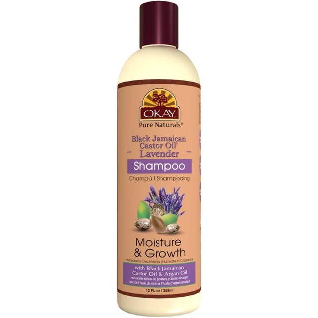 Okay Pure Naturals, Black Jamaican Castor Oil, Shampoo, Lavender, 12 fl oz (355 ml)