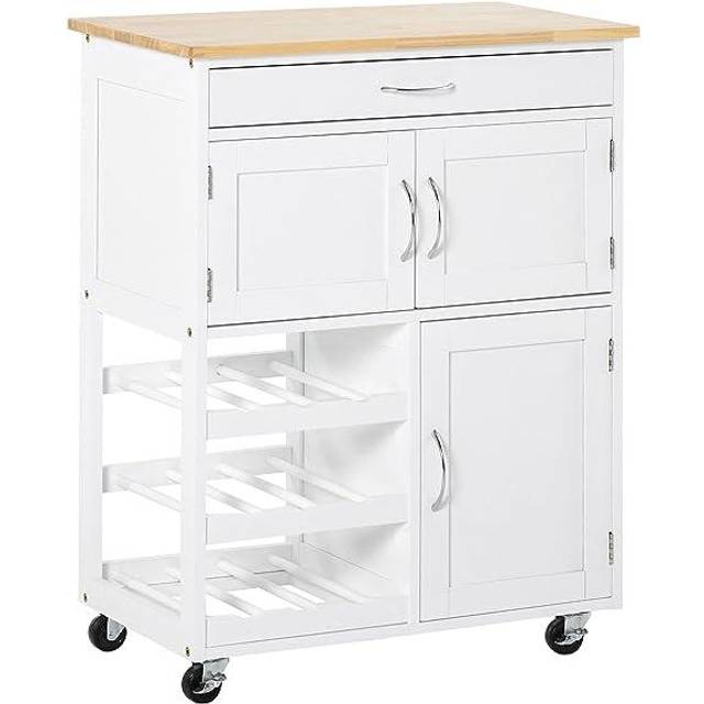 HOMCOM Footrest Adjustable Height and Angle Tilting Platform - Grey