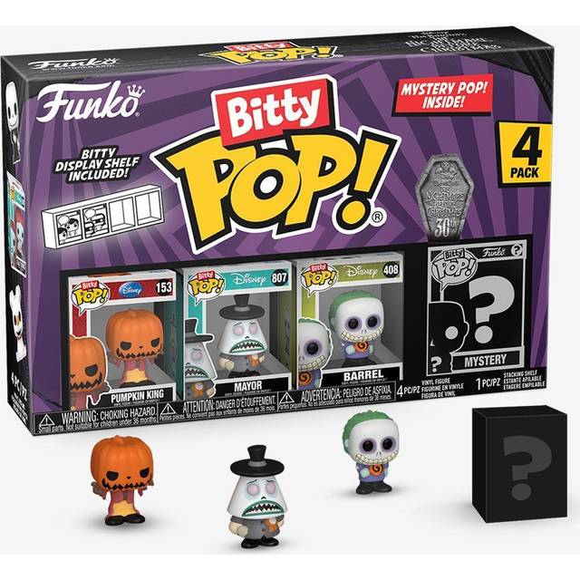 The Nightmare Before Christmas - Pumpkin Jack Bitty POP! 4PK - Funko Pop - multicolored - Onesize