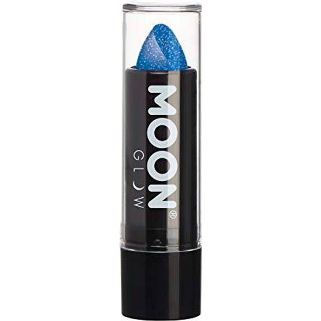 Smiffys moon glow - neon uv glitter lipstick, blue