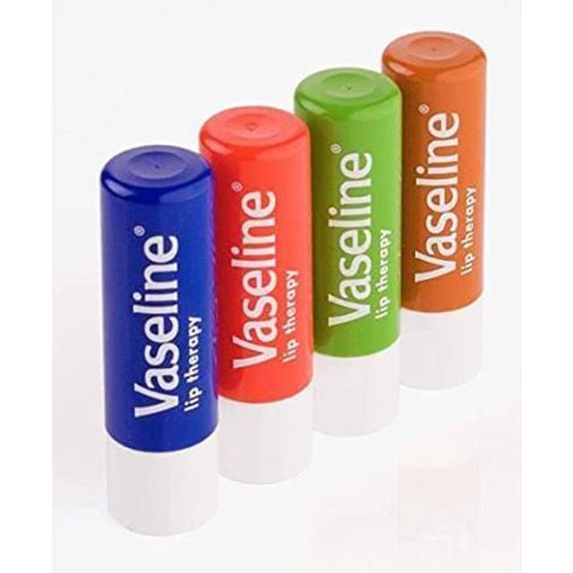 Vaseline Lip Therapy Variety 4Pack Moisturizing Lip Balm with Vitamin E 016 Oz Ea