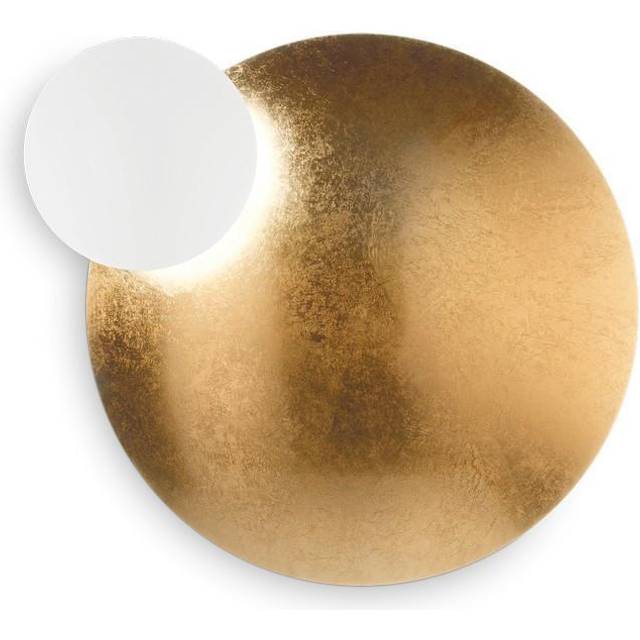 Ideal Lux LED Decorative Wall Light White Gold, 3000K