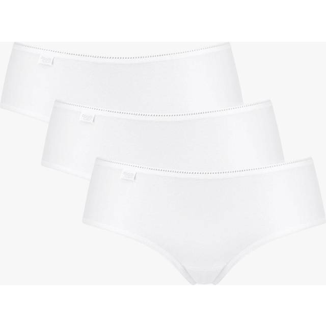 Sloggi Womens 24/7 Microfibre Hipster 3 Pack - White Polyamide - Size 2XL