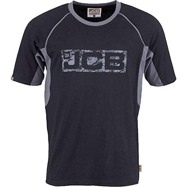 JCB Trade Black/Grey T-Shirt - Large