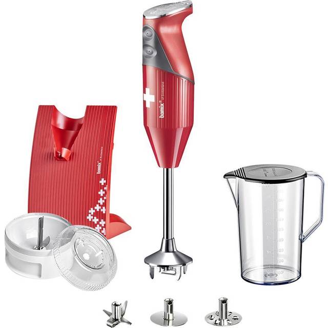 Bamix - Bamix Stavmixer Swissline D 200 w Röd