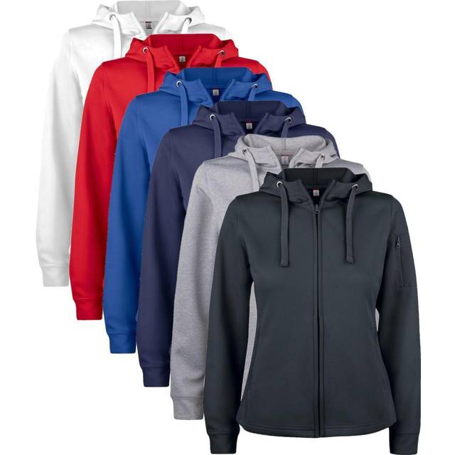 Clique Basic Ladies Active Full Zip Hoodie 021015 Royal Blue S Colour: