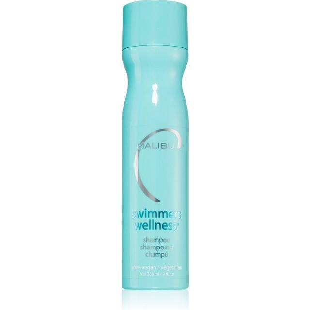 Malibu C Swimmers Wellness Shampoo 9 oz  Protects Hair Against Chlorine Damage  Combats Brittle Hair  Swimmers Shampoo for