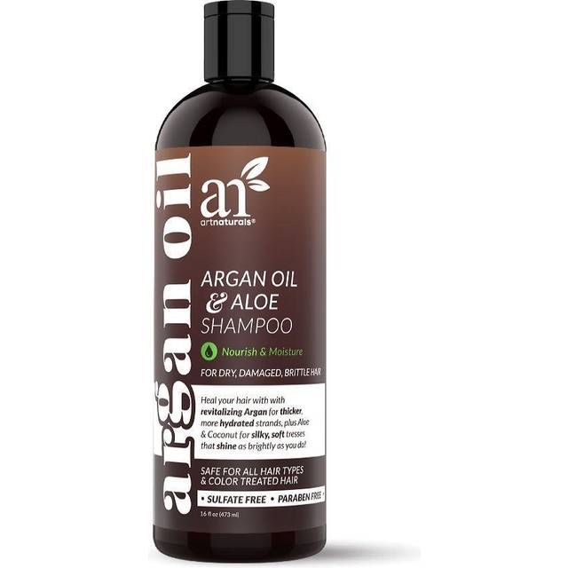artnaturals, Argan Oil & Aloe Shampoo, For Dry, Damaged, Brittle Hair, 16 fl oz (473 ml)