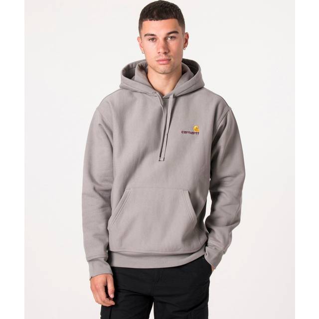 CARHARTT WIP AMERICAN SCRIPT GREY HOODIE