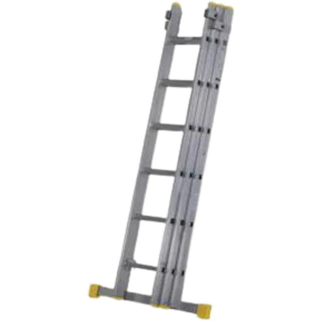 Werner 4 Tread Master Trade Stepladder - BS 2037 EN131 Professional Aluminium