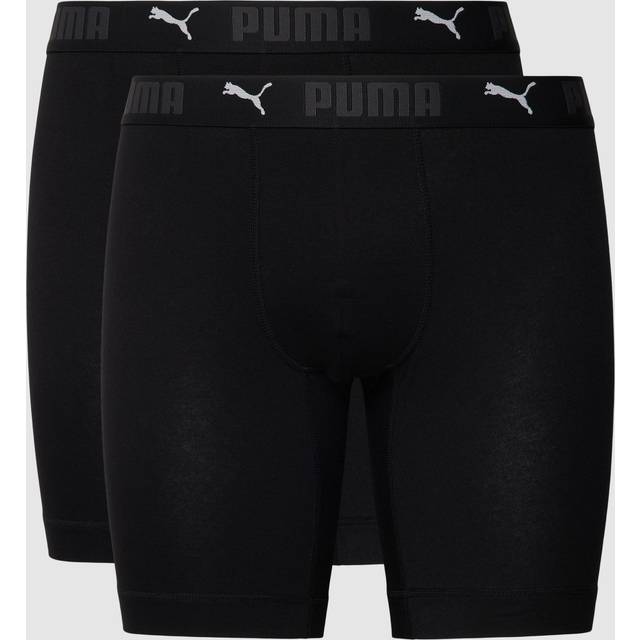 PUMA boxershorts för män (förpackning med 2), Svart, S