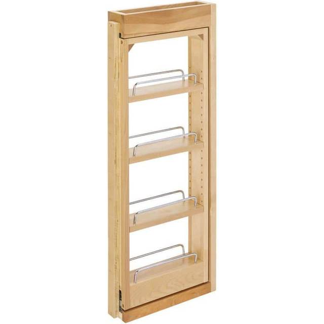 RevAShelf 3W x 30H Pullout Shelf Organizer for Between Wall Kitchen Cabinets  Filler Spice Rack  Seasoning Storage Holder
