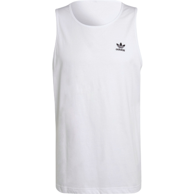 adidas Originals Men's Trefoil Essentials Tank Top  White  XX-Large