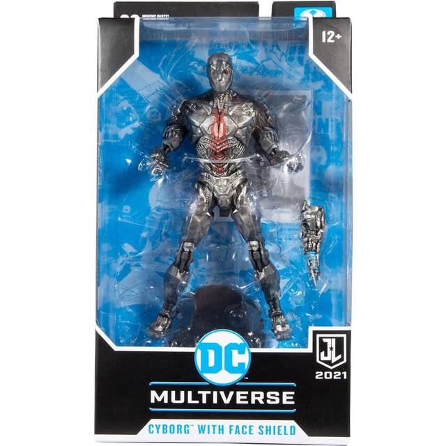 DC Comics Mcfarlane Toys Justice League Movie Cyborg Helmet Exclusive Tmp 15097 Action Figure 7 inches,Kids Age 12+, Multicolor