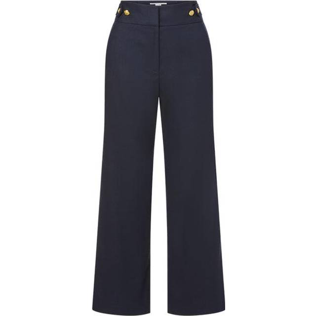 Aubrie Linen Pants - NAVY - 00