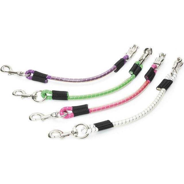 Shires Heavy Duty Bungee Trailer Tie: Purple Colour: Purple