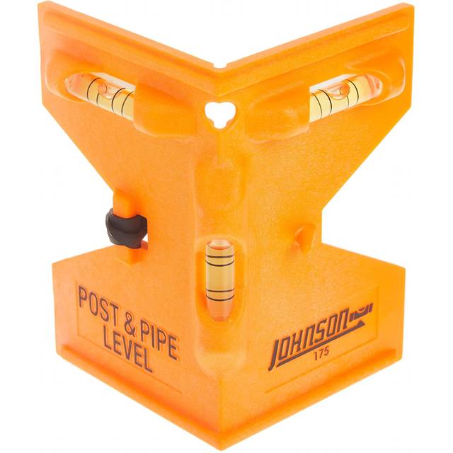 Johnson Level & Tool 175O Orange Post & Pipe Level  4 x 5 x 9