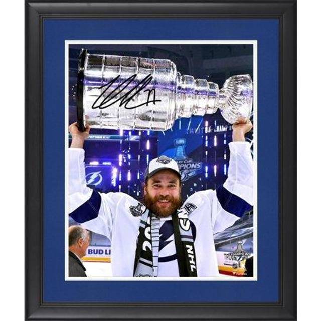 Victor Hedman Tampa Bay Lightning Framed Autographed 16" x 20" 2020 Stanley Cup Champions Raising Cup Photograph