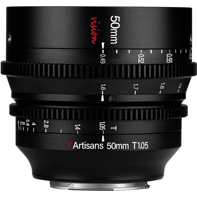 7artisans 50mm T1.05 Canon (EOS-R Mount) Black | ✅ 5 years warranty