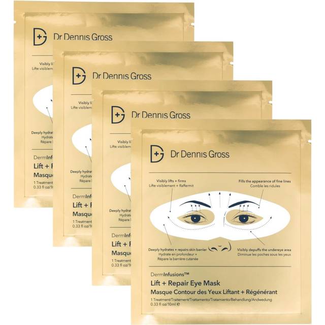 Dr Dennis Gross DermInfusions Lift + Repair Eye Mask 4 stk