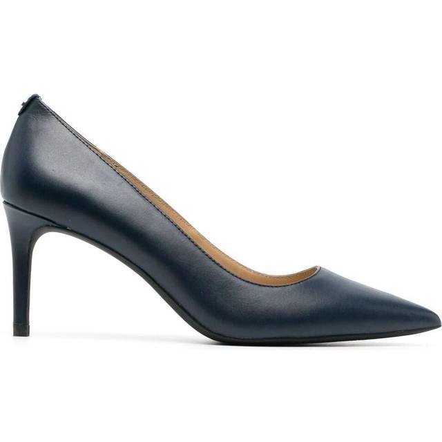 MK Alina Flex Leather Pump - Blue - Michael Kors