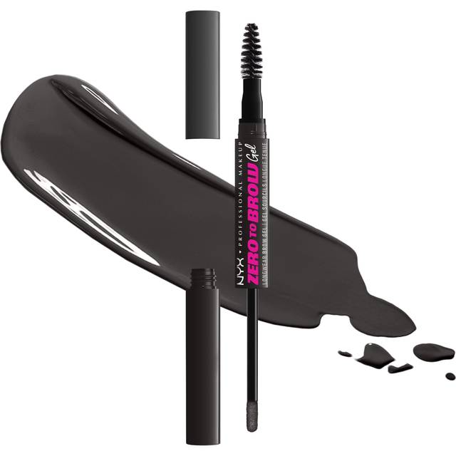 NYX PROFESSIONAL MAKEUP Zero To Brow Longwear Gel Black NO_SIZE - Brynpenna Från Magasin (NO_SIZE)