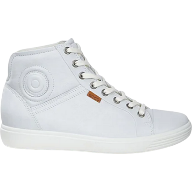 Ecco SOFT 7 LADIES Höga sneaker dam, White White1007, 37 EU