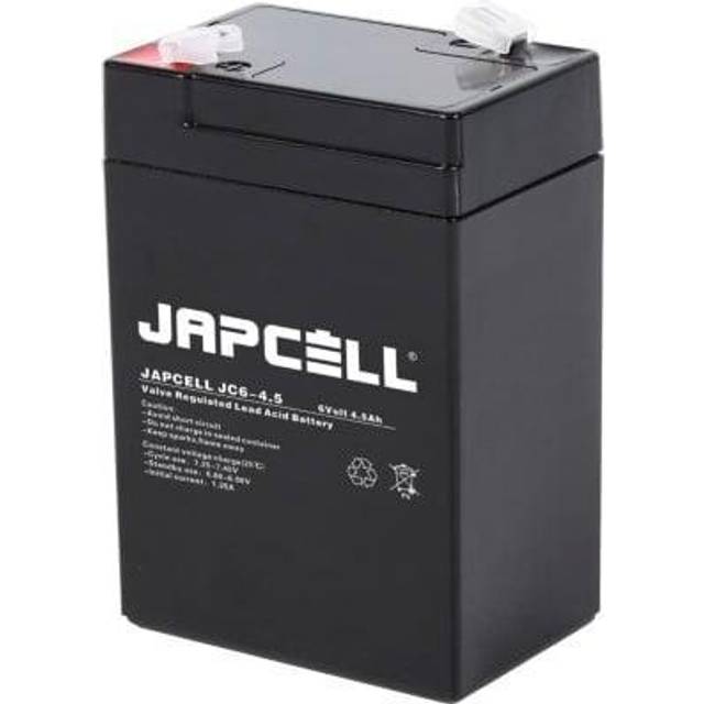 Japcell JC6-4.5 AGM blybatteri 6V/4,5Ah