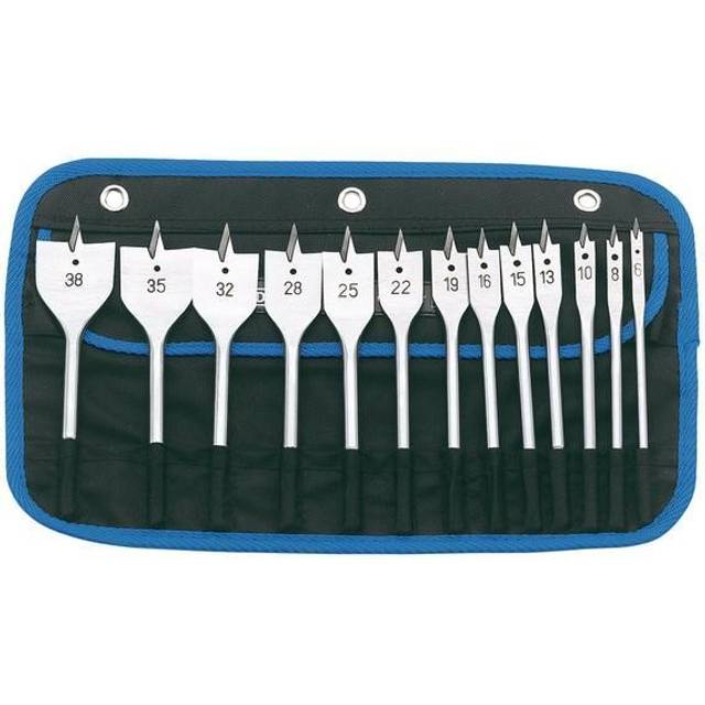 Draper 13 Piece Flat Wood Drill Bit Set