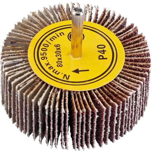 Draper Abrasive Flap Wheel 80mm 30mm 40g