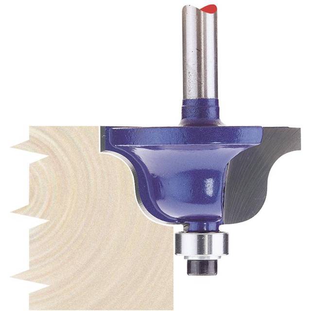 Draper Bearing Guided Roman Ogee Router Cutter 35mm 17mm 1/4"
