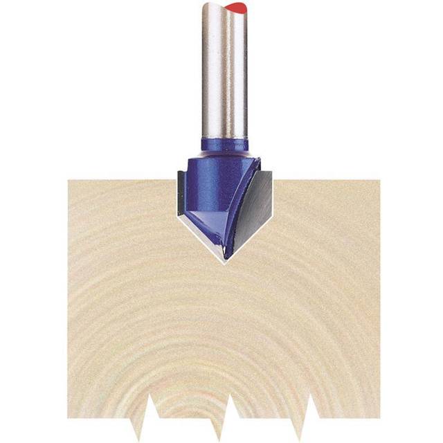 Draper V Groove Router Cutter 12.7mm 12.7mm 1/4"